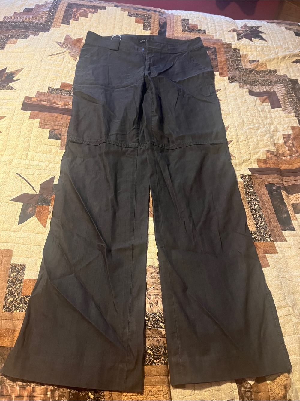 Banana Republic Brown Wide-Leg Pants.